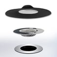 thumbnail image 1 of Juego de tapón para bañera y colador de desagüe de silicona Seatery, 1 of 7