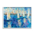thumbnail image 3 of Stupell Industries Expressive Sailboat Waters Abstract Nautical Ship Painting, 30 x 24, Design by Jeanette Vertentes, 3 of 5