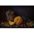 thumbnail image 2 of Petina, Anna 24x17 White Modern Wood Framed Museum Art Print Titled - Pumpkin And Rowan, 2 of 4