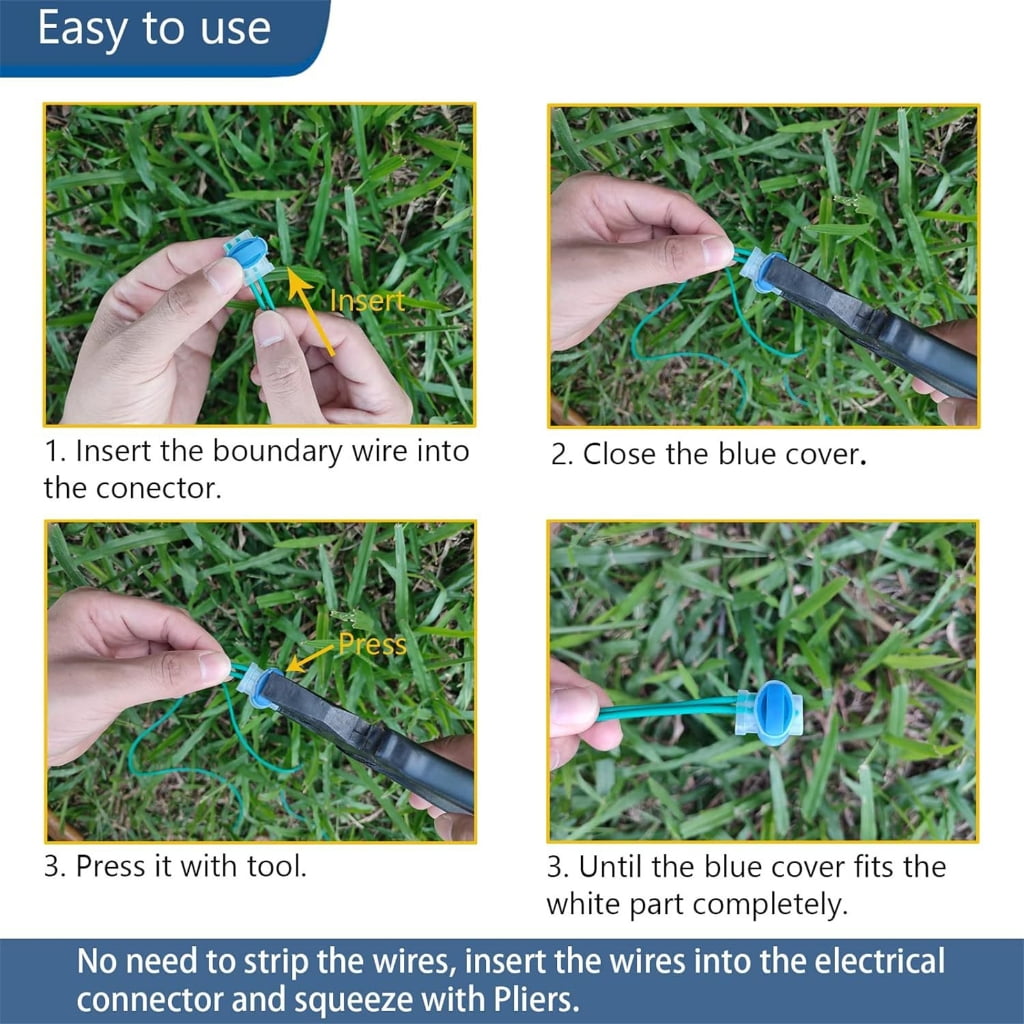 Yokua Versatile Electrical Connectors Self-Stripping for Garden Tool & Appliances