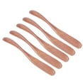 thumbnail image 4 of 5 cuchillos de madera para mantequilla, mermelada, queso, vajilla japonesa para pan, mascarilla facial, color oscuro., 4 of 14