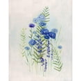 thumbnail image 3 of Swatland, Sally 12x14 Black Modern Framed Museum Art Print Titled - Cottage Wildflowers II, 3 of 5
