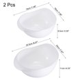 thumbnail image 2 of Coladores de Alimentos Unique Bargains Mini Paquete de 2 Color Blanco, 2 of 6