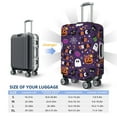 thumbnail image 6 of Balery Luggage Cover Halloween Sweet Candy Print Suitcase Covers for Luggage Elastic Washable Suitcase Protector Fits 18-32 Inch Luggage-Small, 6 of 9