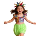 thumbnail image 3 of Shorts for Girls Pull on Green Shorts Elastic Essentials Shorts 6-8 Years, 3 of 3