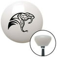 thumbnail image 1 of Black Snake Profile White Retro Shift Knob with M16 x 1.5 Insert Shifter Auto Brody, 1 of 1
