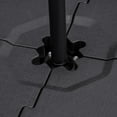 thumbnail image 6 of Outsunny 275 lb Black Hexagon HDPE Patio Umbrella Base, Easy-Fill Spouts, 6 of 9