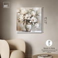 thumbnail image 5 of Cloud Kissed Flowers II Canvas White Floral Art by Art Remedy, Gallery Wrapped, 30" x 30", 5 of 7