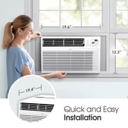 LG 8000 BTU 115V 350 Sq ft Window-Mount Air Conditioners, White