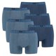thumbnail image 1 of HEAD Calzoncillos de Hombre, Paquete de 6 - Básico, Slgodón elástico, liso Azul (Blue Heaven) M (Medium), 1 of 3