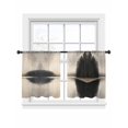 thumbnail image 2 of Lake Landscape Sheer Curtains 54 Inches Long 2 Panels Tree Sky Light Filtering Semi Sheer Window Curtains Drapes for Bedroom Living Room 52"x54", 2 of 7