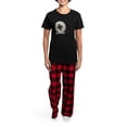 thumbnail image 4 of CafePress - Bodhrandrum092610 Pajamas - Women's Short Sleeve Print T-Shirt and Pants Dark Cotton Pajama Set, 4 of 7