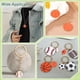 thumbnail image 4 of 64 dijes deportivos, 8 estilos diferentes de colgantes de juegos de pelota, dijes de metal esmaltado para la creación de joyas, colgante de baloncesto y béisbol, 4 of 5