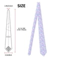 thumbnail image 3 of Naloa Rainbow Scales Print Solid Color Tie Formal Necktie for Men，Suitable for business, daily life, work, 3 of 5