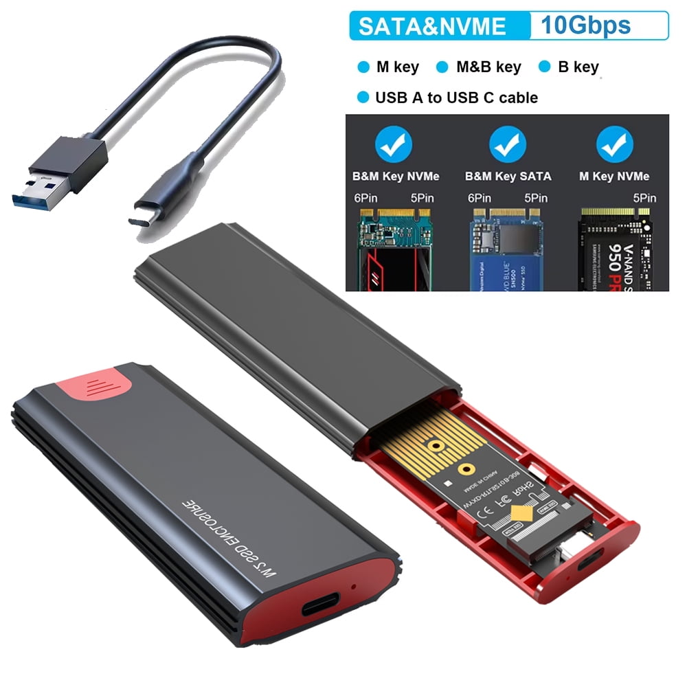 Crucial X8 1TB SSD - 1050 MB/s, USB 3.2, USB-C, USB-A
