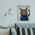 thumbnail image 2 of Stupell Industries Cat Taxi Modern Day Animal Humor Ride Share Canvas Wall Art Design by Lucia Heffernan, 24" x 30", 2 of 4