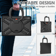 thumbnail image 3 of For Samsung Galaxy Tab S8 Ultra (2022) Models [SM-X900/X906] Hybrid Shock Resistant Rugged Drop Case with Stand 14.6"(Grey), 3 of 4