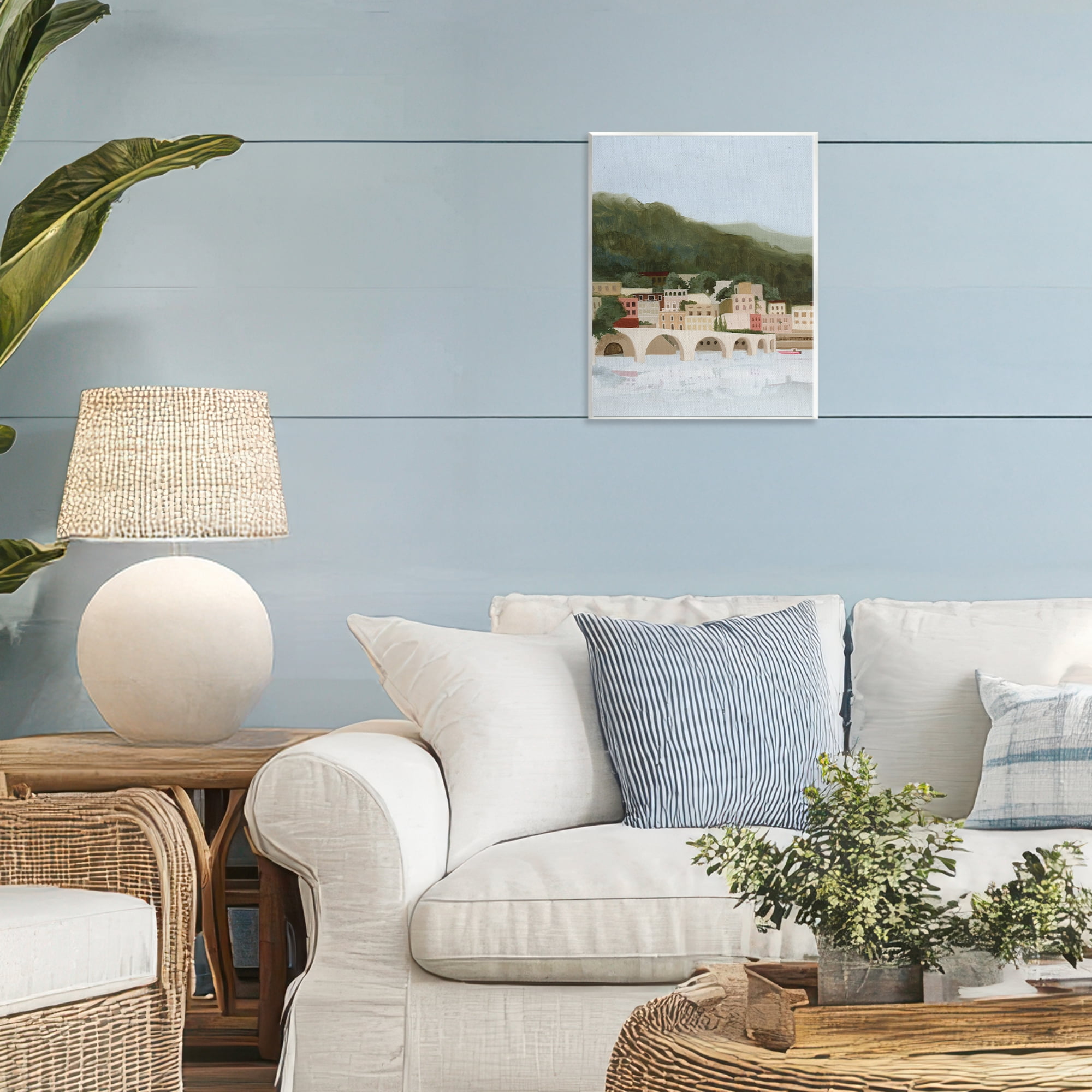 Stupell Industries Coastal Mountains By Sea Wall Plaque Art, design by Grace Popp