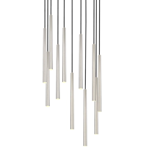Z-Lite 919Mp24-11R-Led Forest 24" Wide Chandelier - Nickel