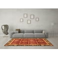 thumbnail image 3 of Ahgly Company Indoor Rectangle Oriental Orange Traditional Area Rugs, 6' x 9', 3 of 4
