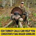 thumbnail image 4 of ESH Turkey Calls for Hunting - Cedar Slate Turkey Pot Call with Plexiglass Striker for Soft Calling – Easy to Use Turkey Call for Hunting Gobblers - Turkey Friction Call for Beginner and Pro Hunters, 4 of 6