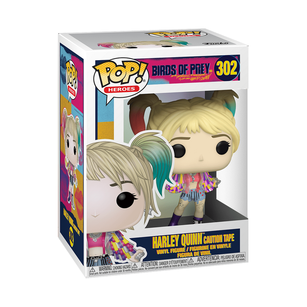 Funko POP! Heroes: Birds of Prey - Harley Quinn (Caution Tape