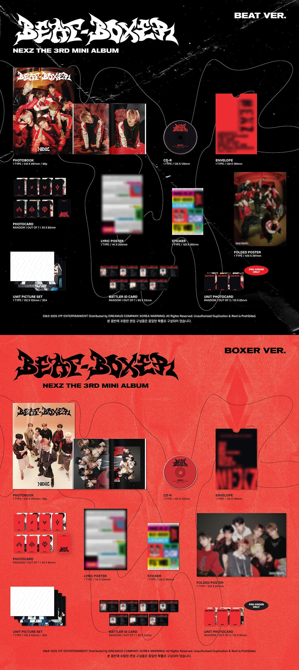 NEXZ - [BEAT-BOXER] 3rd Mini Album BOXER Version - Walmart.com