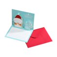 thumbnail image 2 of Taotanxi 3D Pop Up Christmas Greeting Cards Handmade Cards With Envelopes 8 Piece Set For Holiday Letter Writing To Wish Loved Ones And Friends - Featuring Christmas Tree Snowman Reindeer Santa Claus, 2 of 6