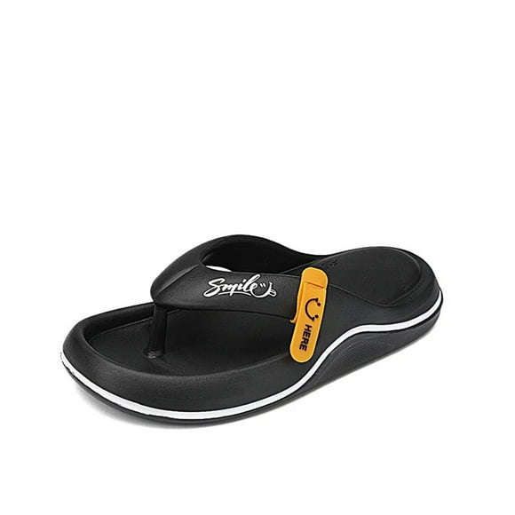 Sandales de Plage Sandales à entre-Doigts pour Hommes Été Nouvelles Chaussures pour Hommes Semelle Épaisse EVA Antidérapantes Pantoufles à Enfiler Extérieur Intérieur Chaussures pour Couples