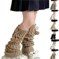 thumbnail image 4 of FAWUUDO Winter Warm Leg Warmers for Girls Fall Knitted Legwarmers Cute Soft Socks Accessories, 4 of 4
