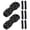 Black, variant on CoreLiving Lawn Aerator Shoes, Heavy-Duty Aerator Lawn Tool for Grass, Manual Aerating Shoes with Metal Buckles for Yards, Gardens and Patios, Green Model, 1 Pair
