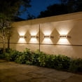 thumbnail image 6 of Solar Powered Outdoor Wall Lights with Up and Down LED Lighting for Garden Fence Patio Yard Pathway Waterproof, 6 of 6