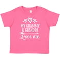 thumbnail image 3 of Inktastic Grammy and Grandpa Love Me Girls Granddaughter Girls Baby T-Shirt, 3 of 5