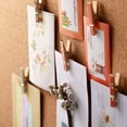 thumbnail image 4 of Mini chincheta de Clip, chincheta fija DIY creativa, pinzas de madera para la ropa, pinzas pequeñas de colores para pared de fotos, manualidades decorativas DIY, 100 Uds. kenally HA012527-00B, 4 of 7