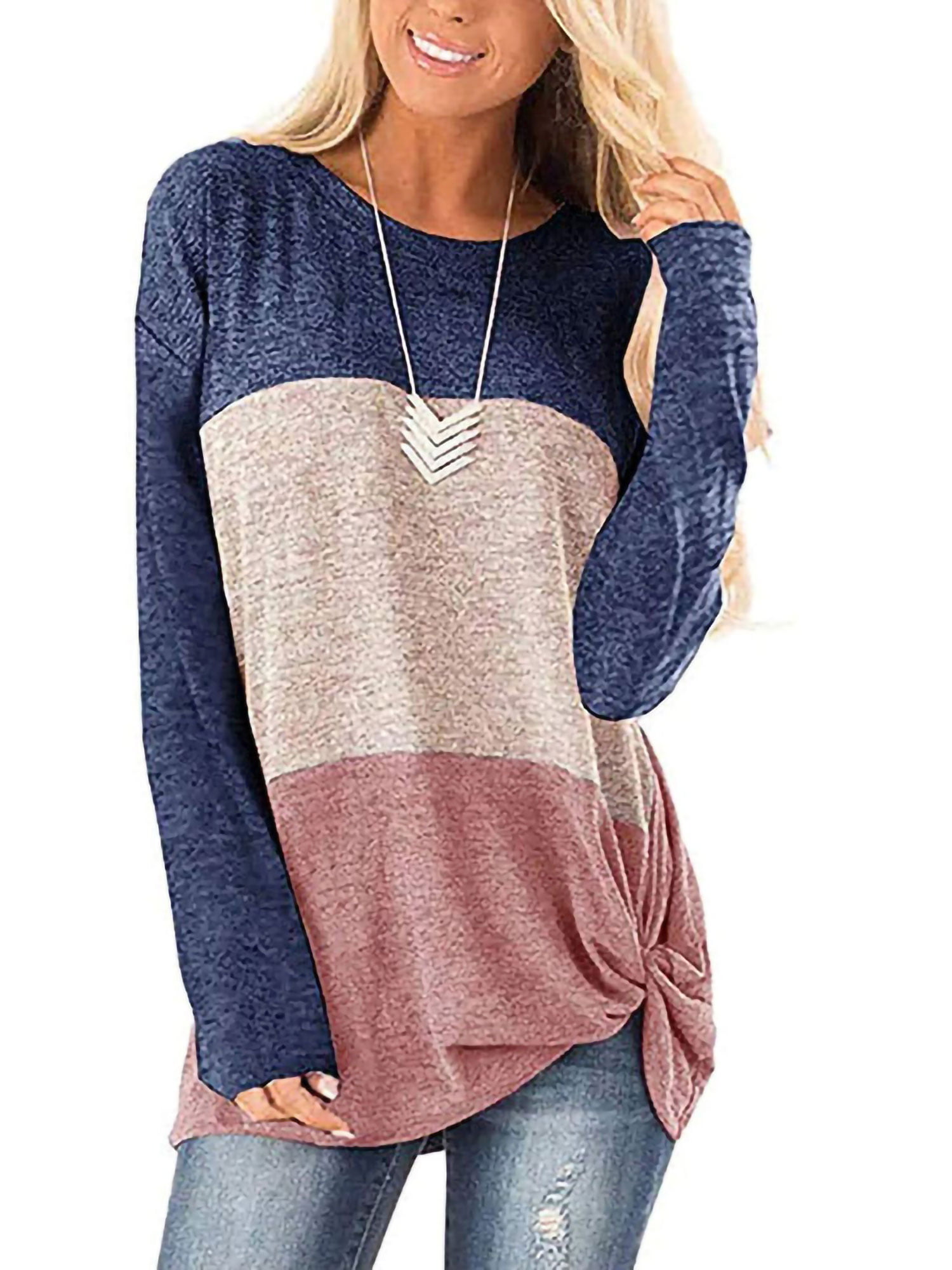 Womens Long Sleeve Shirt Plaid Turtleneck Sweatshirt Asymmetrical Button Casual Colorblock Tops 