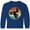 Royal Blue, variant on Inktastic Dirt Biking Motocross Retro Long Sleeve Youth T-Shirt
