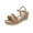 Beige, variant on Womens Sandals Fashion Casual Summer Style Fish Mouth Ruffle Buckle Comfortable Thick-Soled Sandals