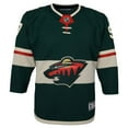 thumbnail image 2 of Youth Kirill Kaprizov Green Minnesota Wild Home Premier Player Jersey, 2 of 3