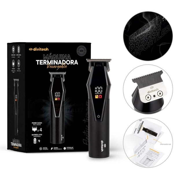Máquina Cortapelo Terminadora Profesional Divitech® Cordless