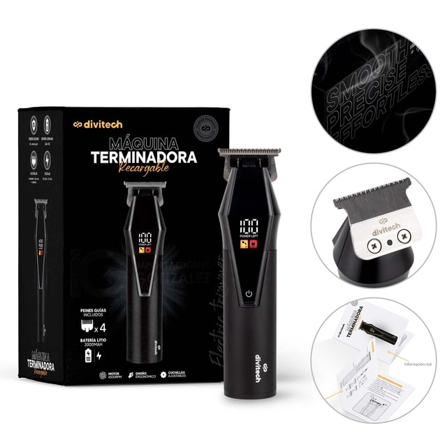 Máquina Cortapelo Terminadora Profesional Divitech® Cordless