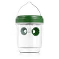thumbnail image 2 of Wasp Trap Catcher Outdoor Solar Powered Insect Trap with LED Light | Double Entry Design | Reusable AS & PP Material | Stainless Steel Hanger | Fast Easy Setup | 1 Pack, 2 of 9