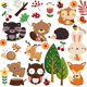 thumbnail image 1 of Kids Wild Safari Animal Wall Stickers for Nursery Decoration | Jungle Theme Peel & Stick Owl Woodland Nursery Wall Decals for Baby Playroom Decor, 1 of 4