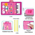 thumbnail image 2 of 1 Year Old Girl Gifts, Piano Mat Baby Toys for 1 Year Old Girl, 2 in 1 Toddler Music Mat with Keyboard & Drum, Early Educational Musical Toys First Birthday Gifts for 1 2 Year Old Girls & Boys, 2 of 7