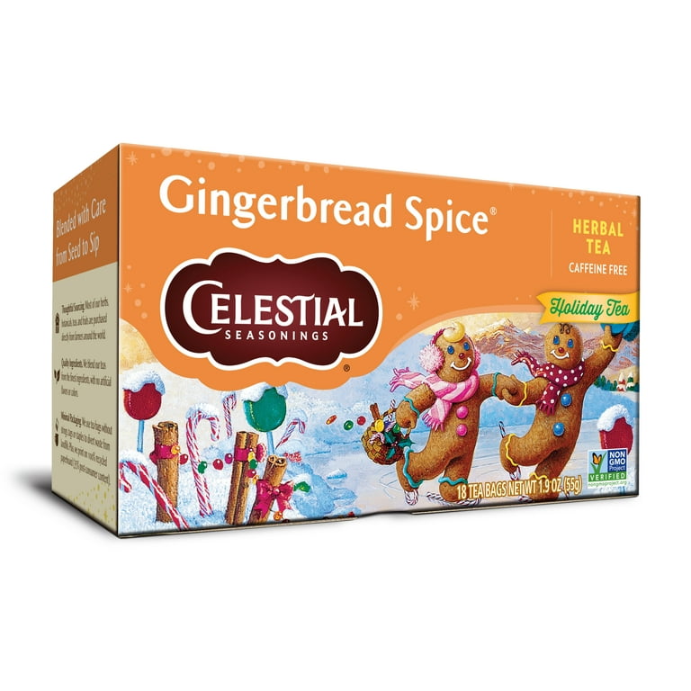 Celestial Seasonings Christmas Holiday Gingerbread Spice Herbal