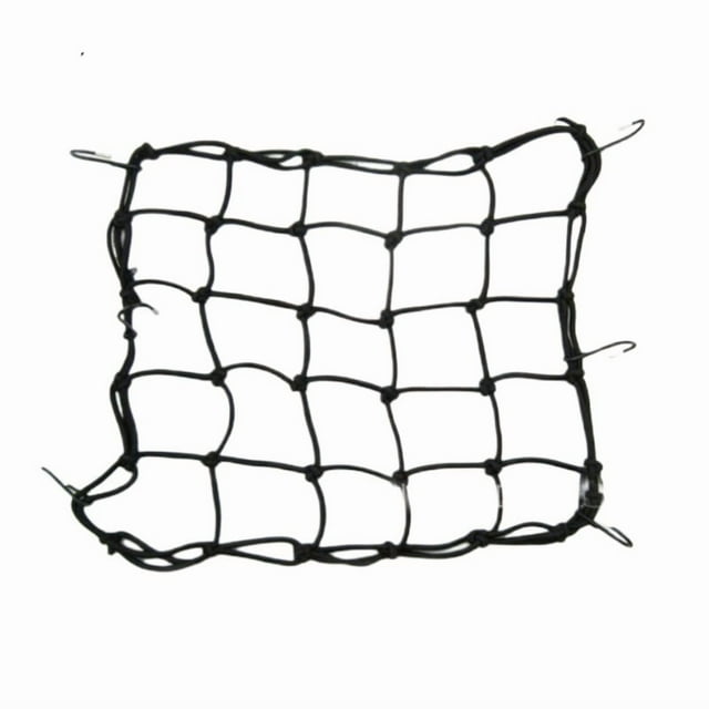 (2 Ensembles) Filet de Bagage Moto 40CM * 40CM, Réservoir de Carburant Fixe à 6 Crochets, Équipement de Conduite Multicolore en Option