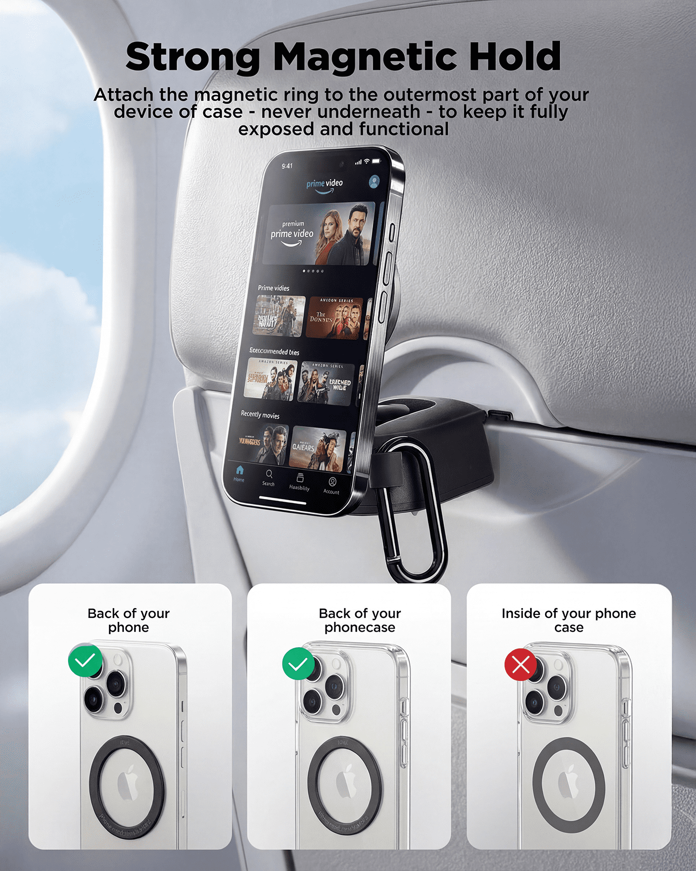 iOttie Velox Pro Qi2.2 MagSafe Compatible Dash & Windshield Mount