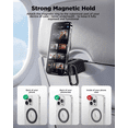 thumbnail image 3 of iOttie Treker MagSafe Compatible Travel Mount - Black, 3 of 4