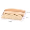 thumbnail image 4 of Mini Dustpan and Brush Set Wood Small Metal Dust Pan Natural Table Top Handy Brush for Sweeping, 4 of 5