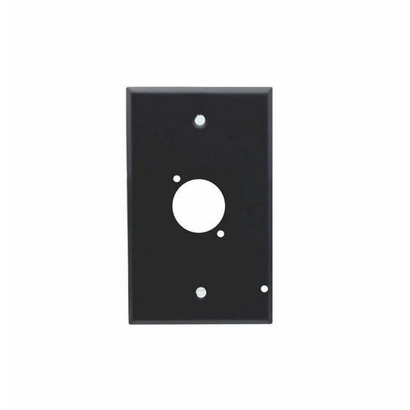 Single Gang, Single Position Empty Stainless Steel Wall Plate