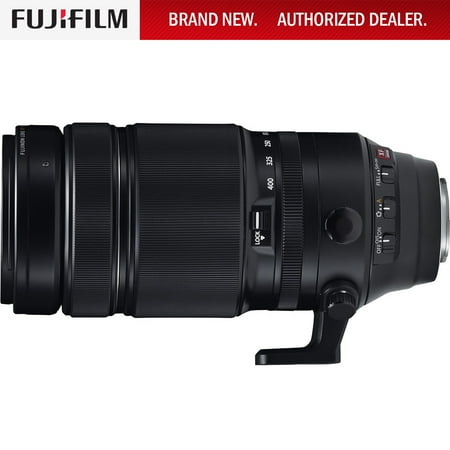 Fujifilm - XF100-400mmF4.5-5.6 R LM OIS WR Telephoto Zoom Lens - black